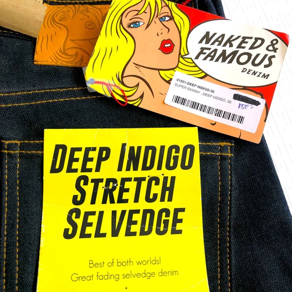 Naked & Famous Denim Other - Naked & Famous Super Skinny Deep Indigo Stretch Selvedge